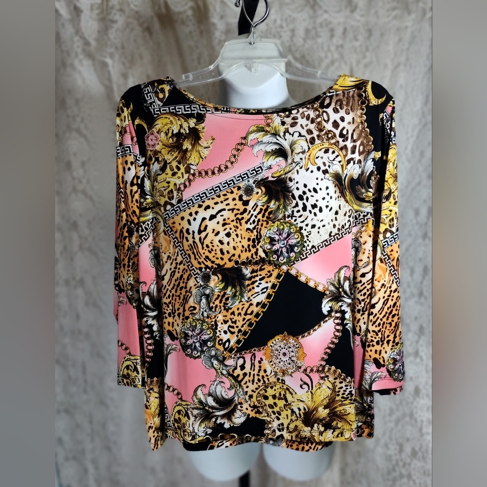 Investments Multicolor Patterned Top XL